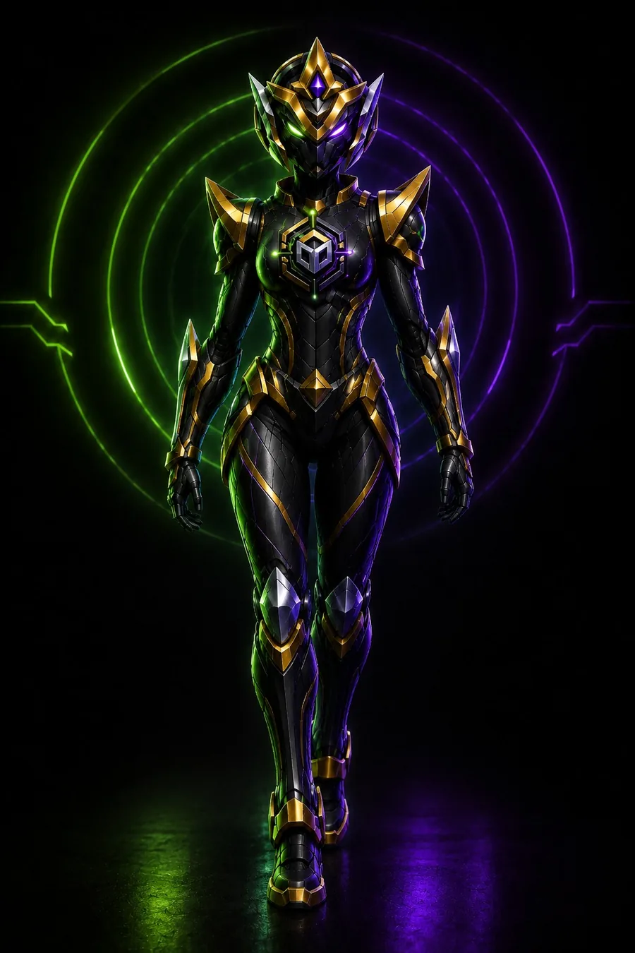 VEX Female™ walking-forward guide pose
