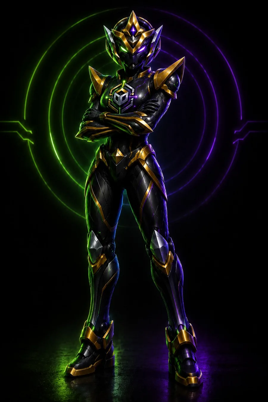 VEX Female™ crossed-arms confidence pose