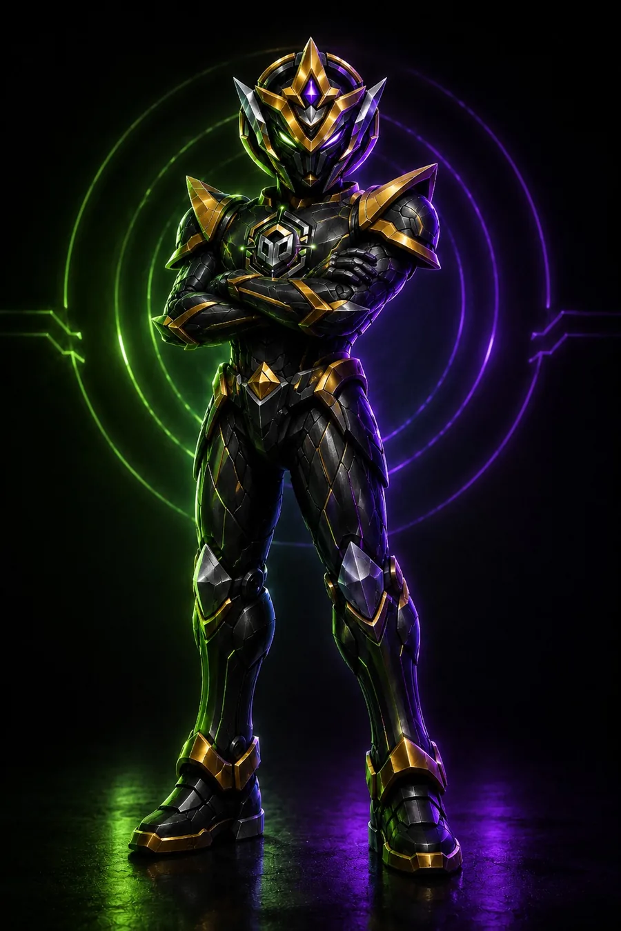 VEX Male™ crossed-arms confidence pose